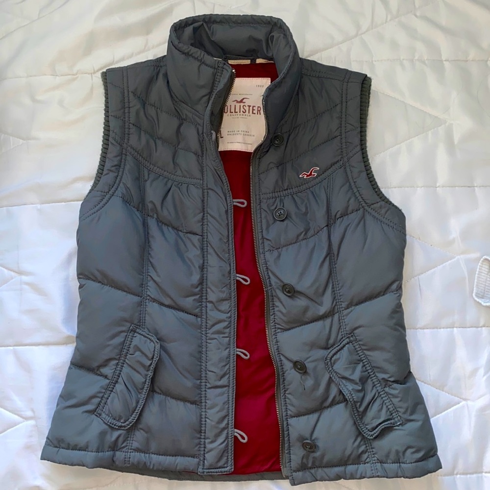 Hollister grey vest